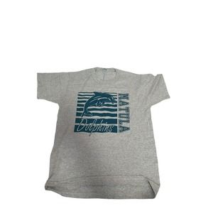 russell athletic miami dolphins shirt made in‎ usa (size L)